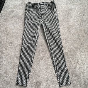tripp nyc houndstooth skinny jeans